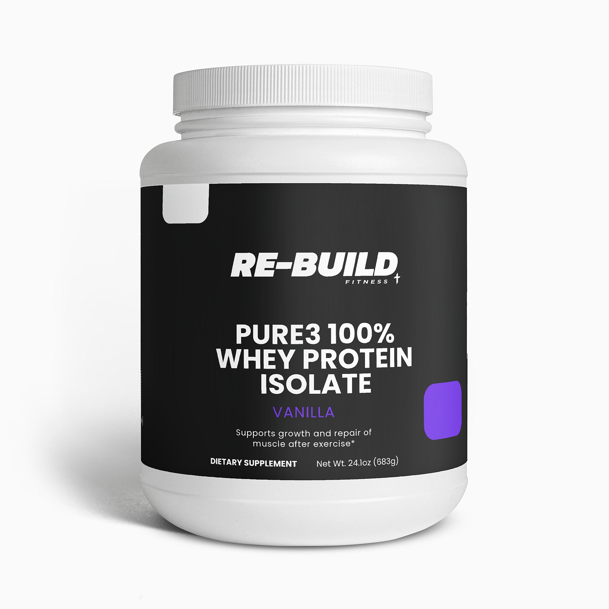 Pure3 100% Whey Protein Isolate (Vanilla)