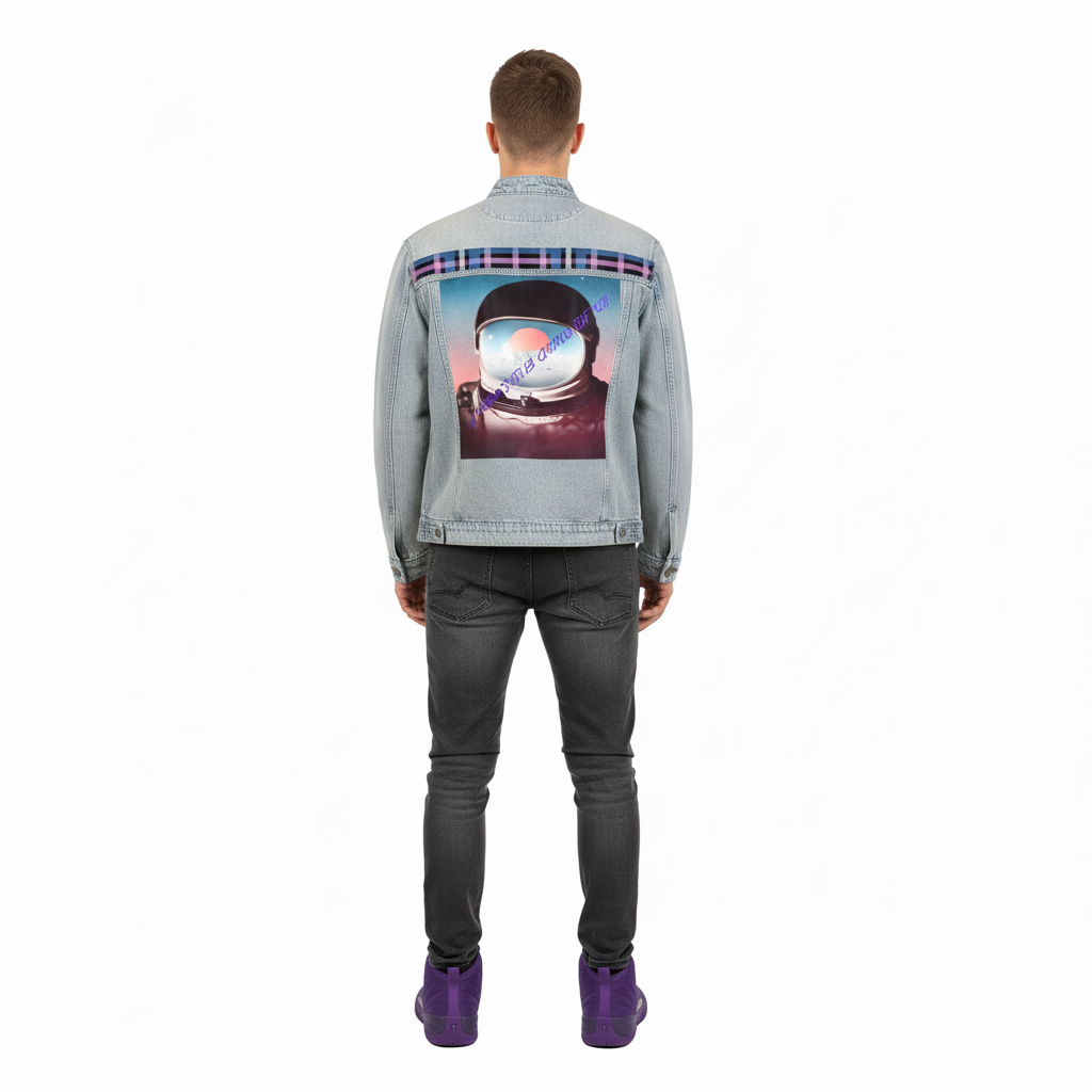 Re-Build Not From This World Vintage  Denim Jacket