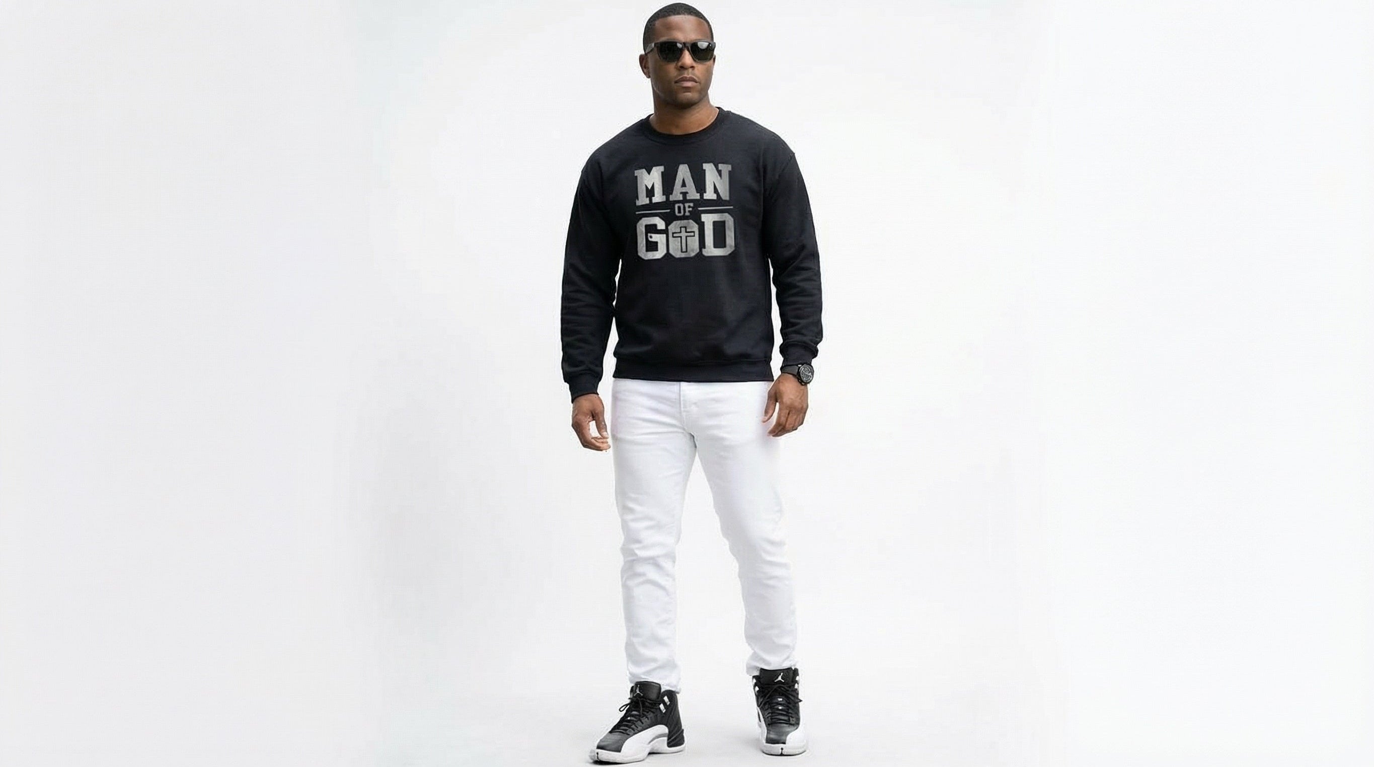 MAN OF GOD RE-BUILD SWEATER