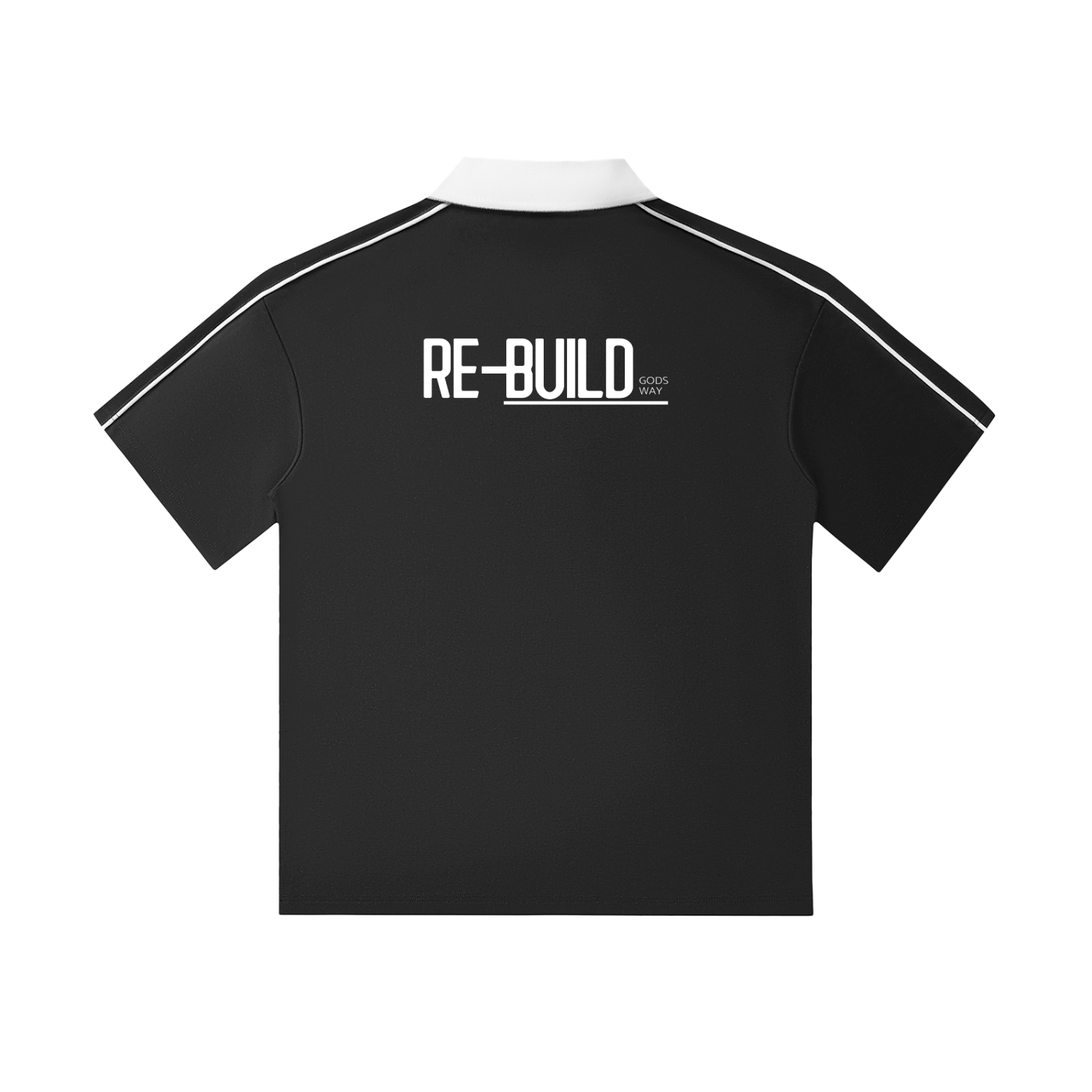 Re-Build Sweet Aroma Collar Short-Sleeve Polo Shirt