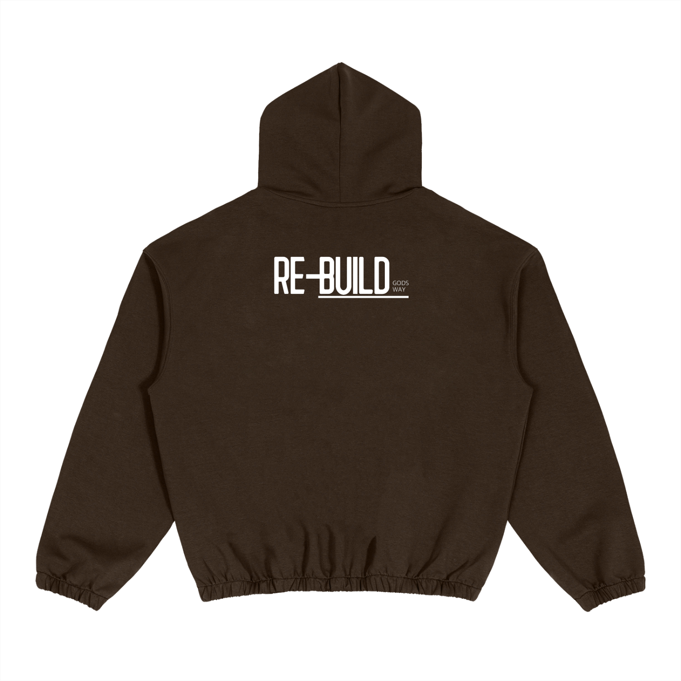 Re-Build To Be Blessed  Cinched Hem Hoodie