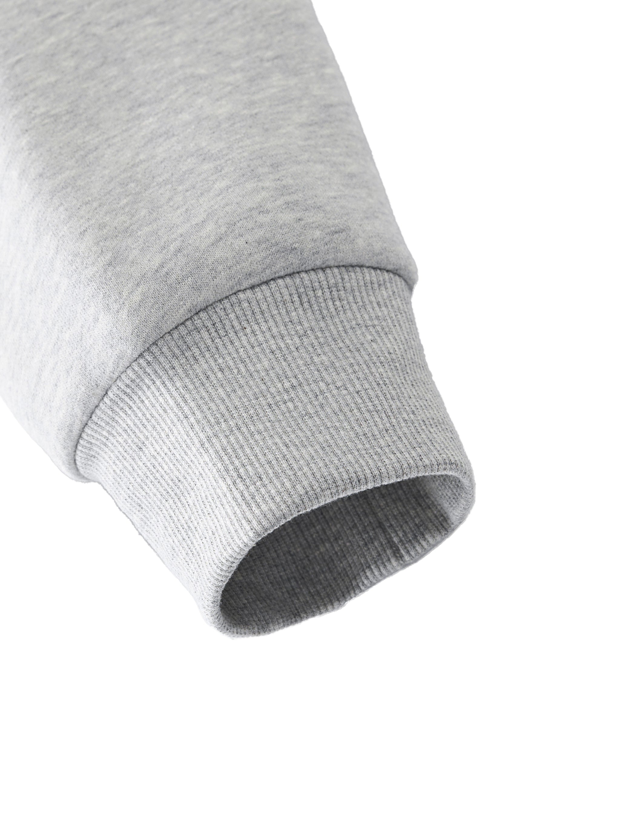 Re-Build She Will Not Fall Essential Fleece Mock-Neck Crew Sweatshirt