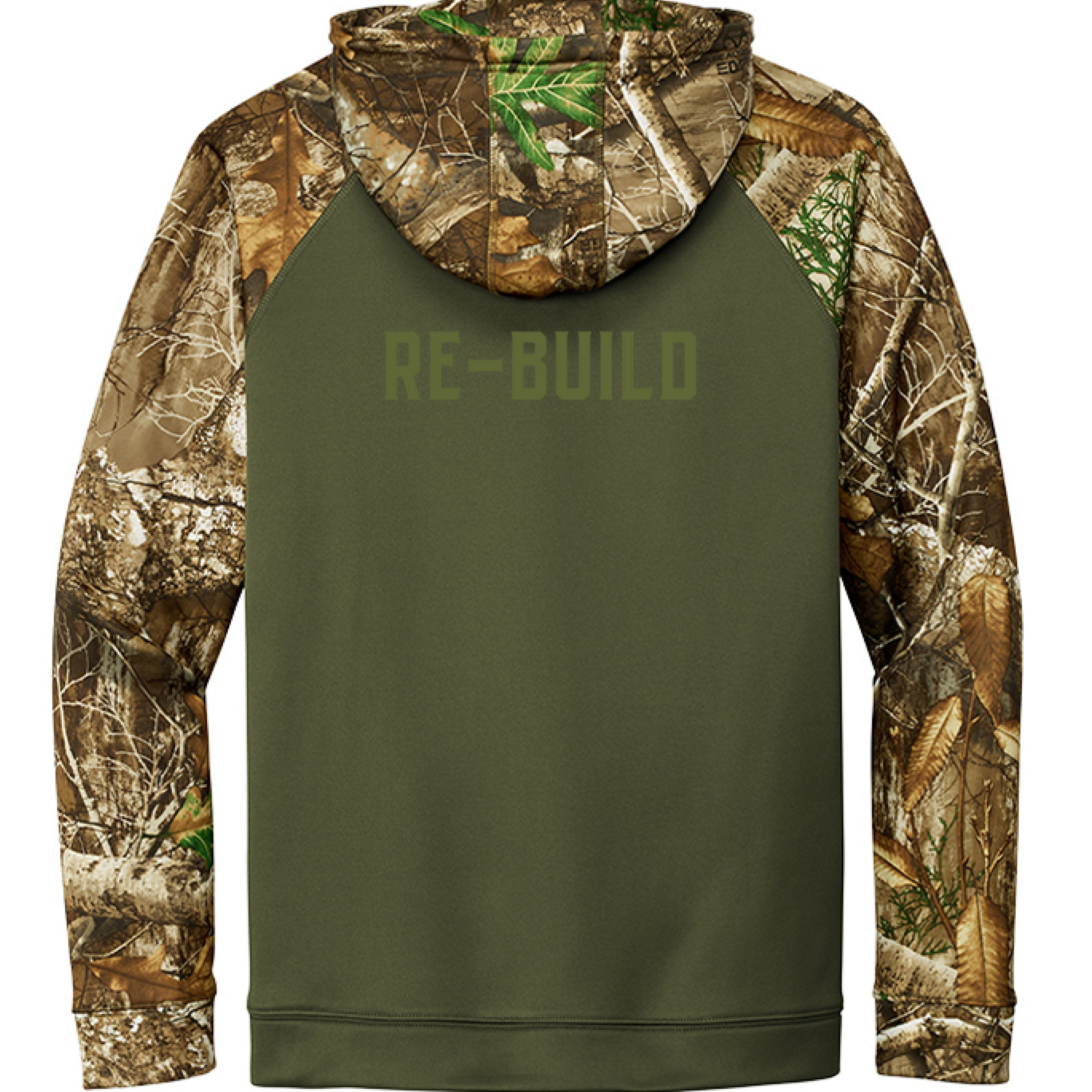 Olive Drab Green/ Realtree Edge - BACK