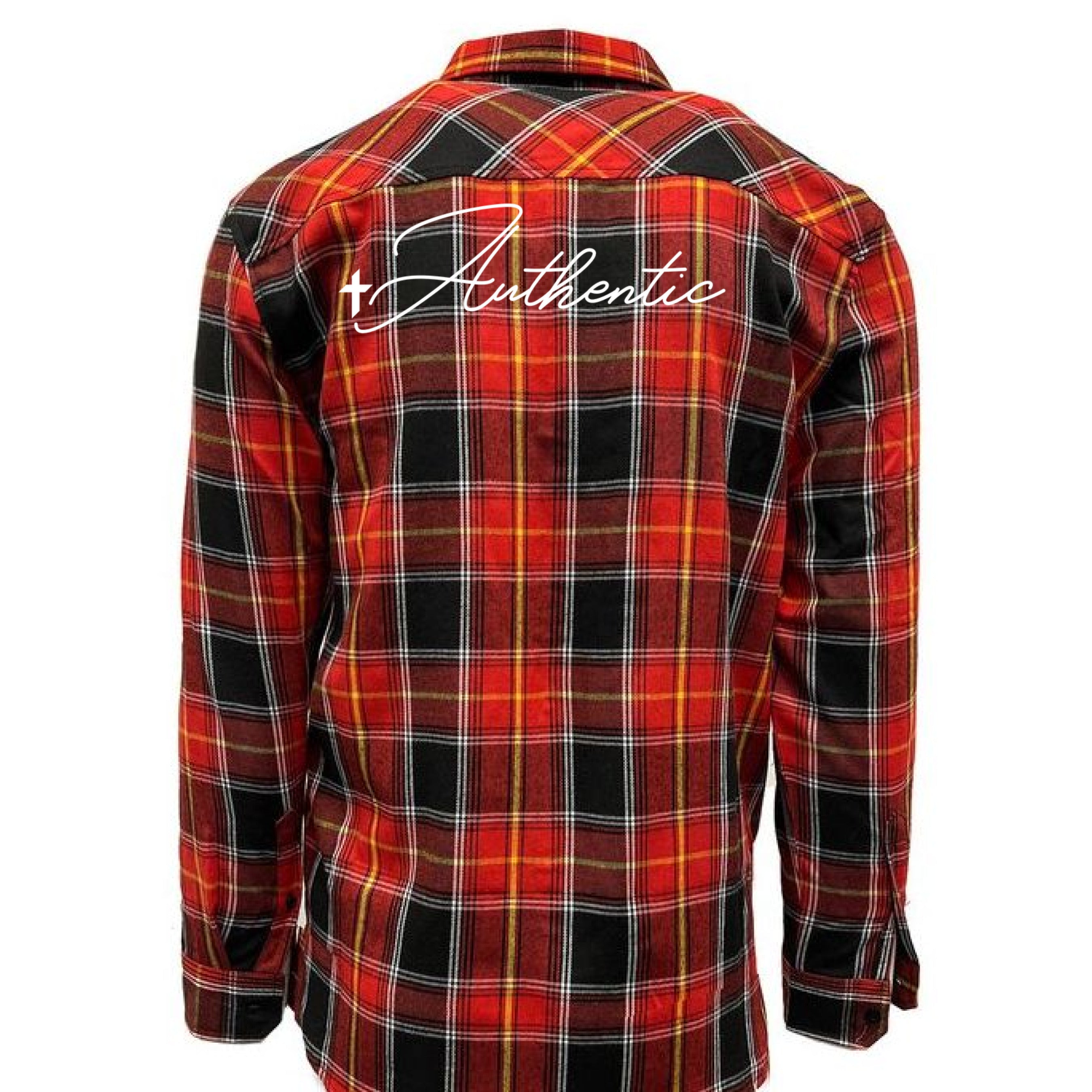 FIRE RED/ BLACK - BACK